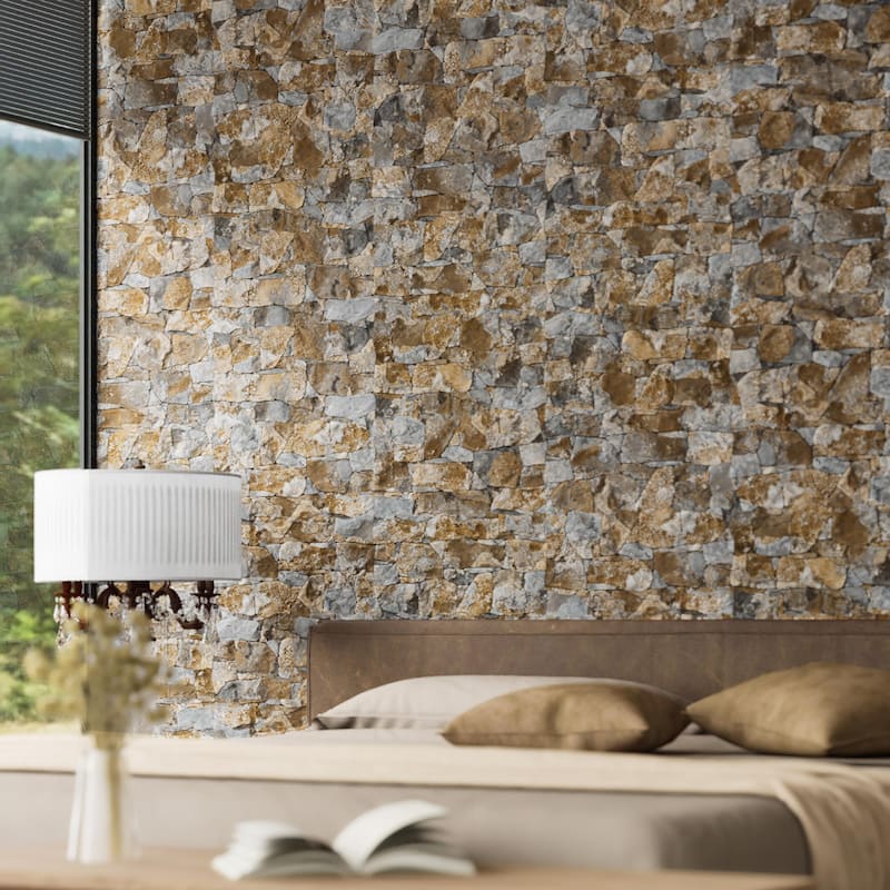 Merola Tile Caldera Vulcano Oxido 12-5/8" x 25-1/8" Porcelain Floor and Wall Tile