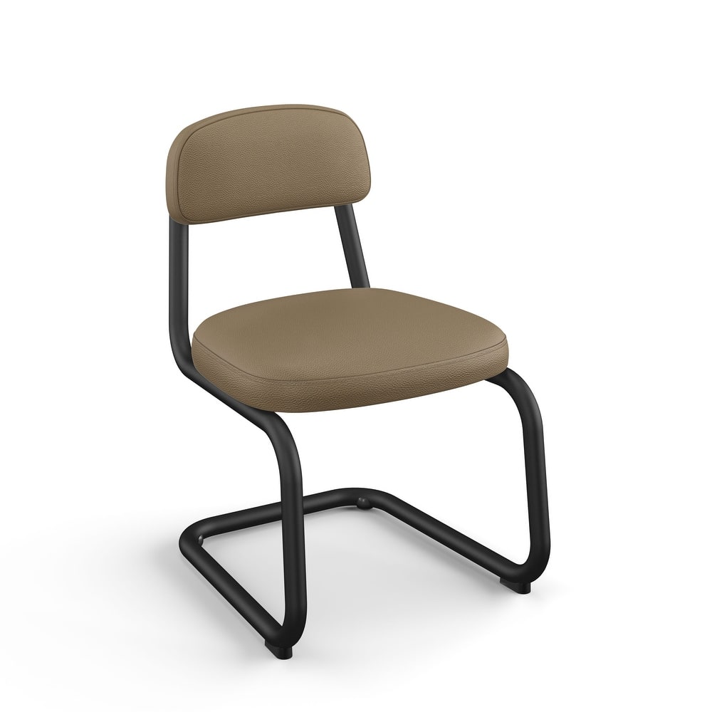 Amisco Flynn Upholstered Dining Chair with Metal Base