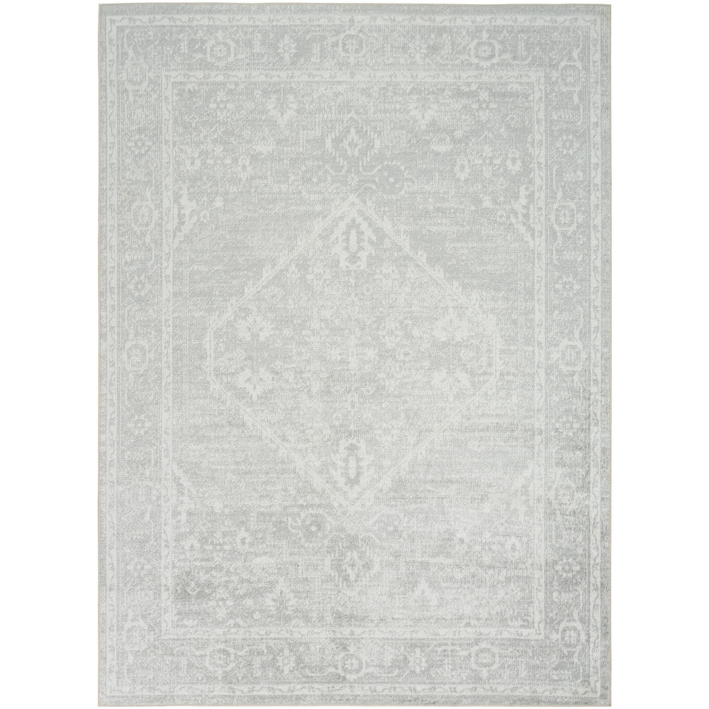 Nourison Astra Machine Washable Distressed Area Rug