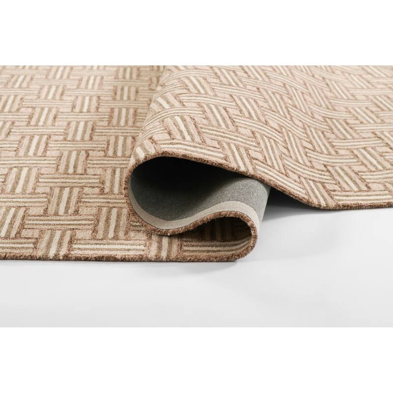 Erin Gates by Momeni Abbott Basketweave Hand Tufted Wool Area Rug