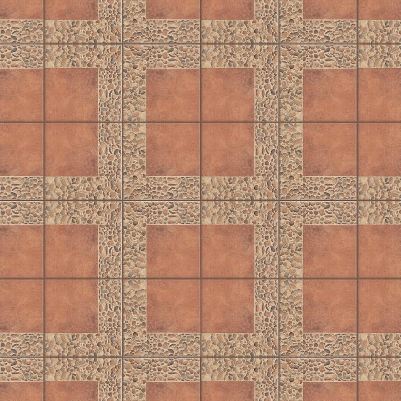 Merola Tile Castellon Cotto 17-5/8" x 17-5/8" Ceramic Floor and Wall Tile