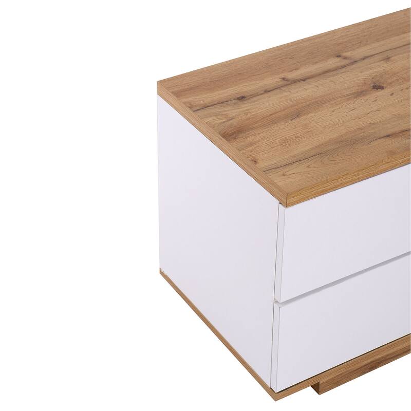 Modern TV Stand with Multi-Functional Storage, Fits TVs Up to 80-Inch, 70.8 Wide