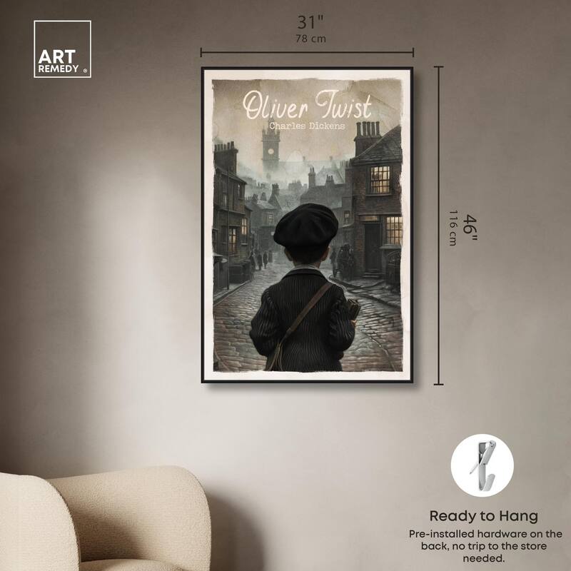 Oliver Twist Classic Canvas by Art Remedy