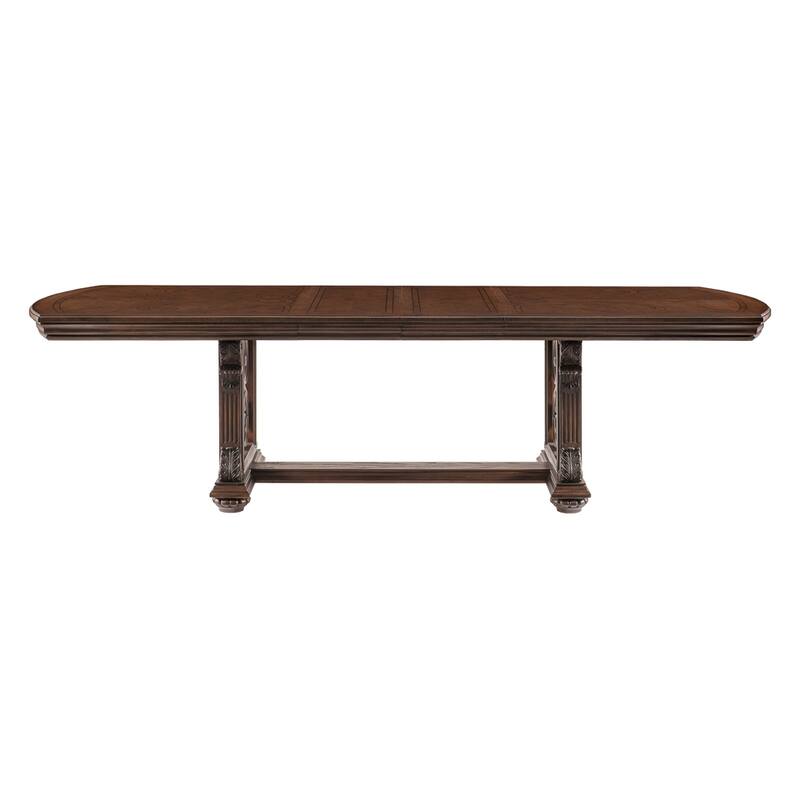 5 PCS Dining Table w Extension Leaf and 4x Side Chairs