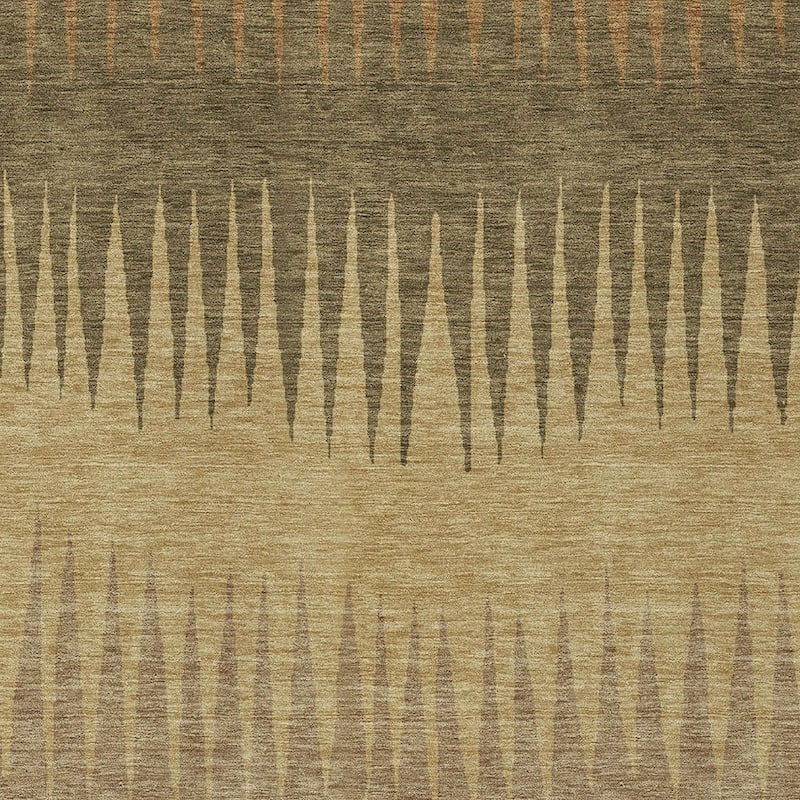 HomeRoots Striped Transitional Rectangle Outdoor Rug