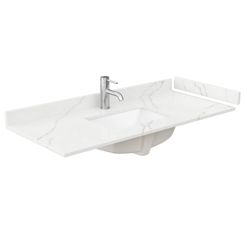 Deborah 48-inch Single Vanity, Quartz Top