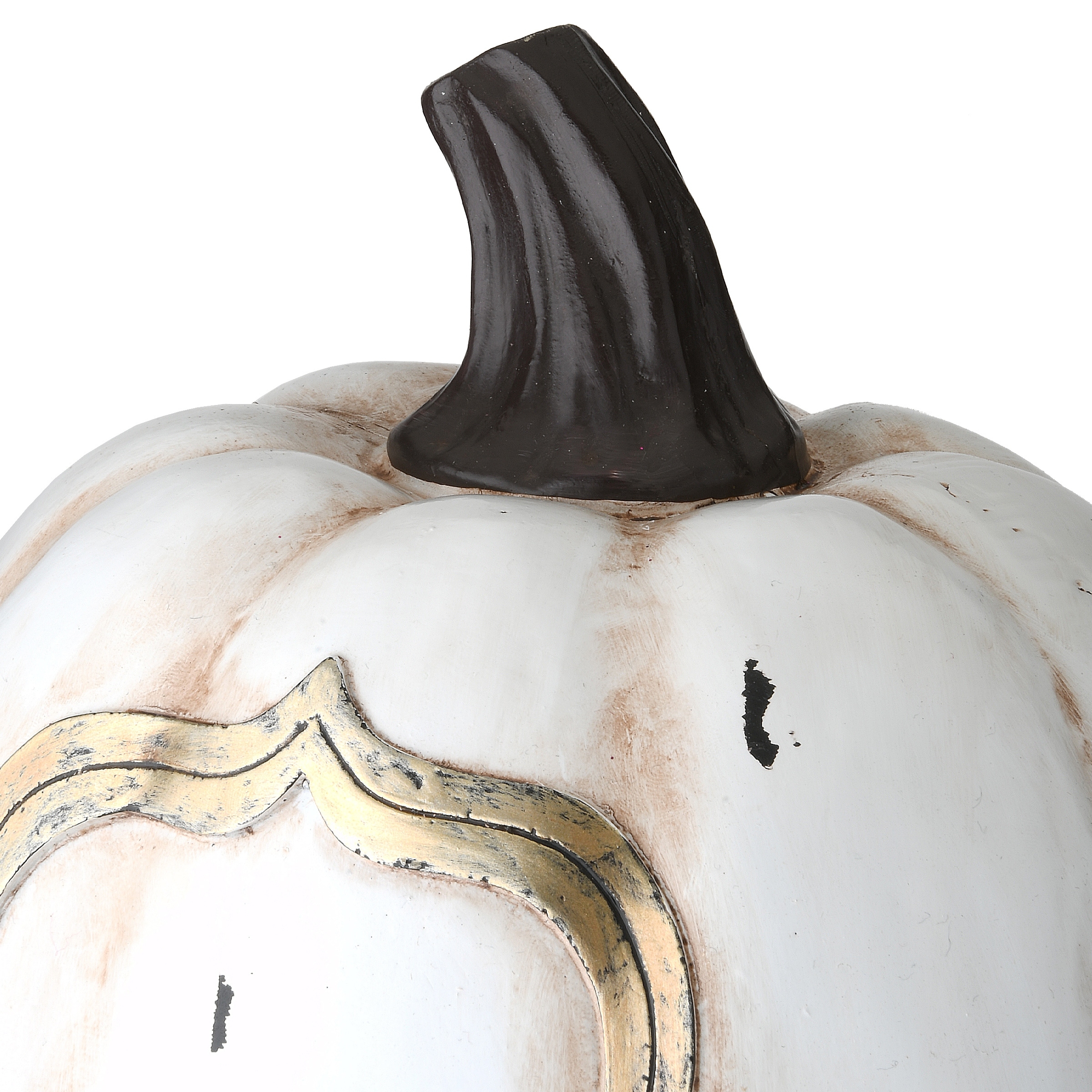 National Tree Company Halloween White Pumpkin BOO Sign Decoration - Thumbnail 2