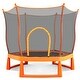 preview thumbnail 8 of 7, Toddlers Trampoline with Safety Enclosure Net and Balls Ball Pit Balls