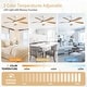 preview thumbnail 44 of 118, Sofucor 45/52 Inch Ceiling Fan with Remote & Lights Quiet DC Motor 5 Blade High CFM Modern Fan