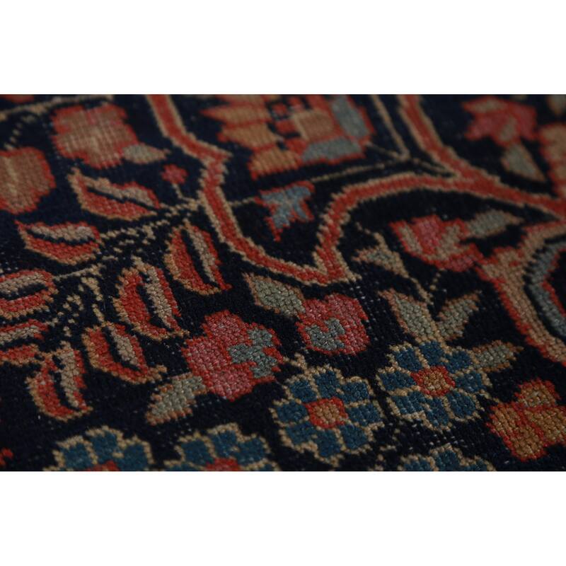 Hand Knotted Oriental 100% Wool Carpet Traditional Floral Brown Tabriz Area Rug - 13' 5'' X 9' 9''