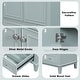 preview thumbnail 15 of 14, 30" Bathroom Vanity with Sink - Solid Wood Frame & MDF, Multi-Storage Design, Soft-Close Doors & Drawer, Modern Bathroom Cabinet