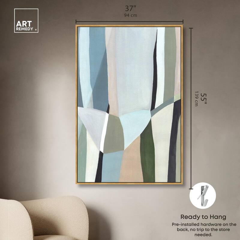 Abstract Fragments II Canvas by Art Remedy
