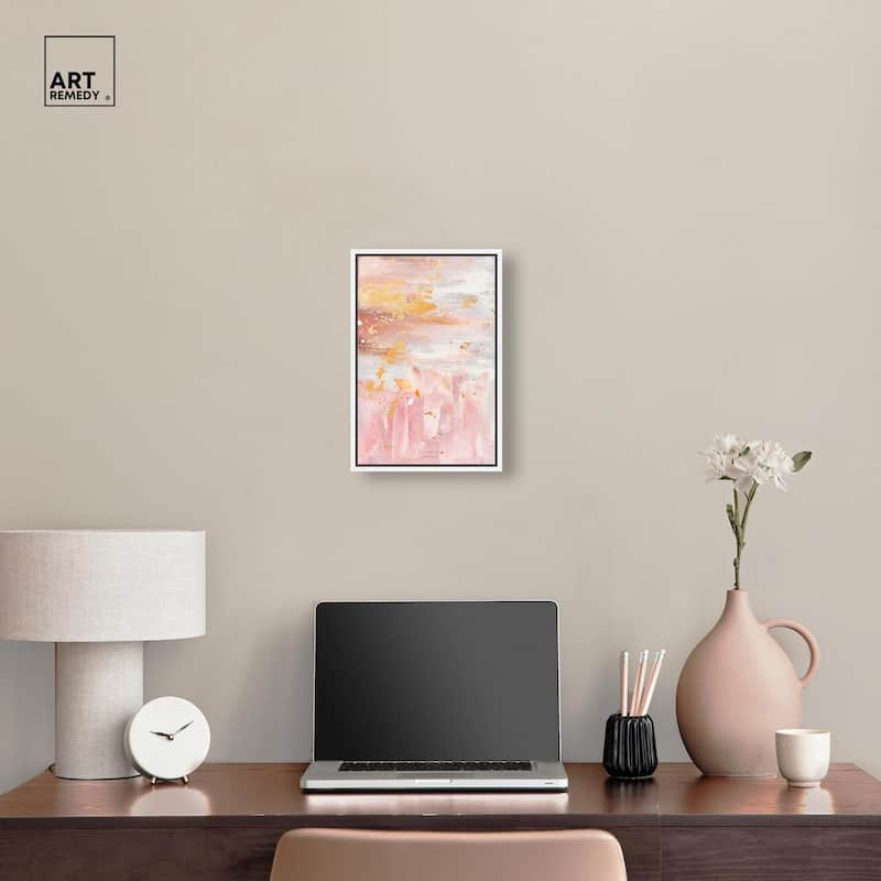 Rose Quartz Canvas by Art Remedy