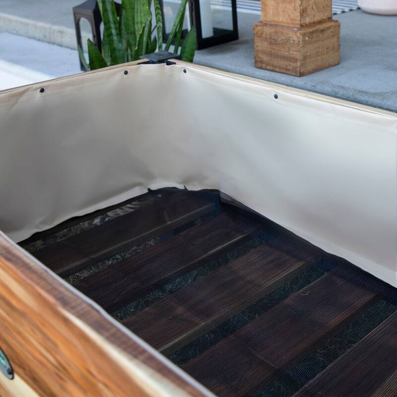 Backyard Discovery 48" Teak Wood Garden Bed Planter Box - 4'0" x 2'4"