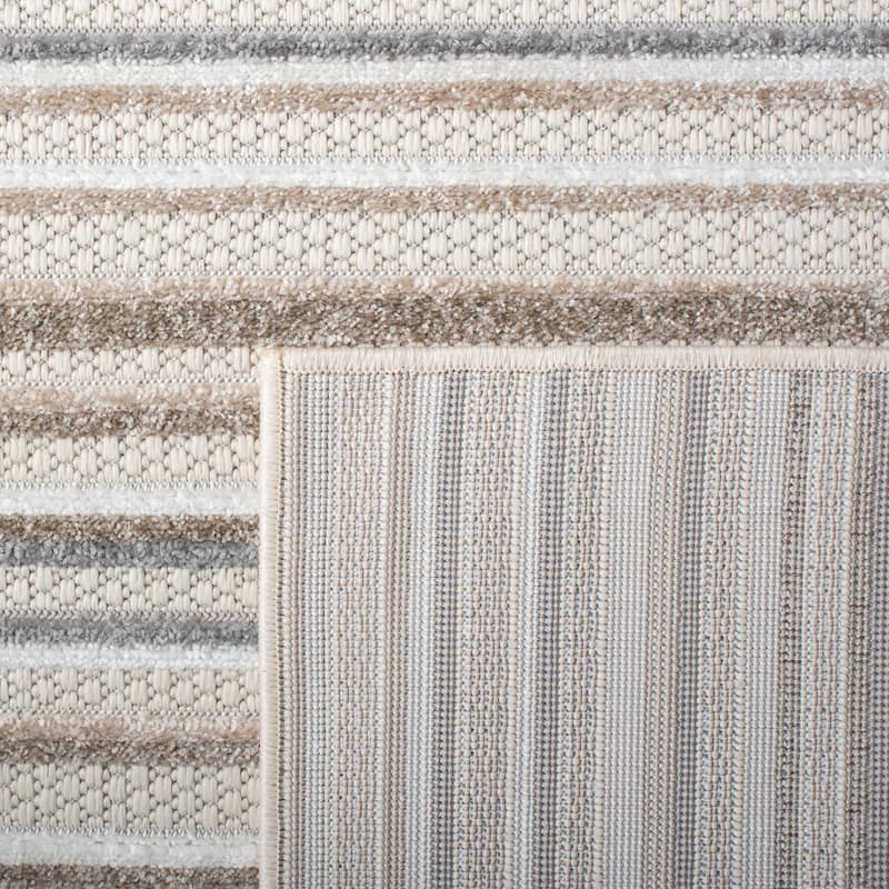 SAFAVIEH Cabana Gafia Indoor/ Outdoor Waterproof Patio Stripe Rug