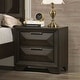 preview thumbnail 2 of 1, Espresso Finish Transitional Solid Wood 3PC Bedroom Furniture Set