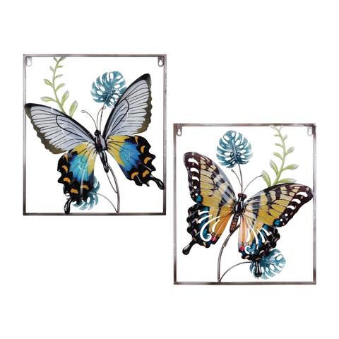 Luster Wall Decor - Butterfly Set/2