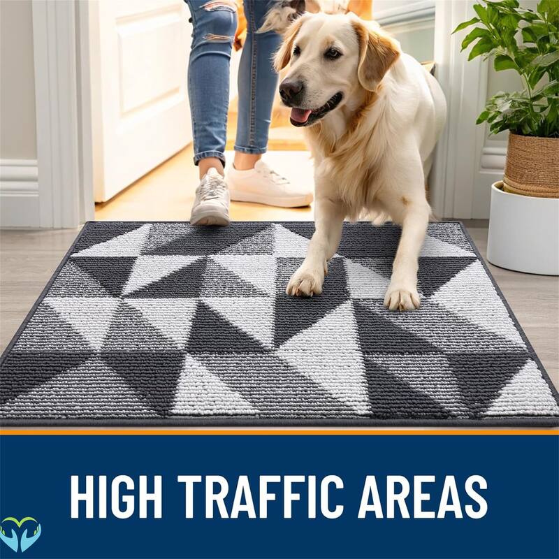 2 pack-Door Mat Indoor Entrance Washable