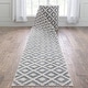 preview thumbnail 8 of 15, Custom Size Runner Harlow Trellis Modern Hallway Stair Rug