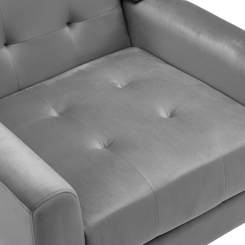 Set of 2 Tufted Upholstered Accent Armchair