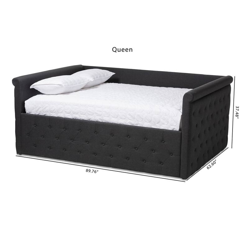 Modern and Contemporary Fabric Upholstered Size Daybed