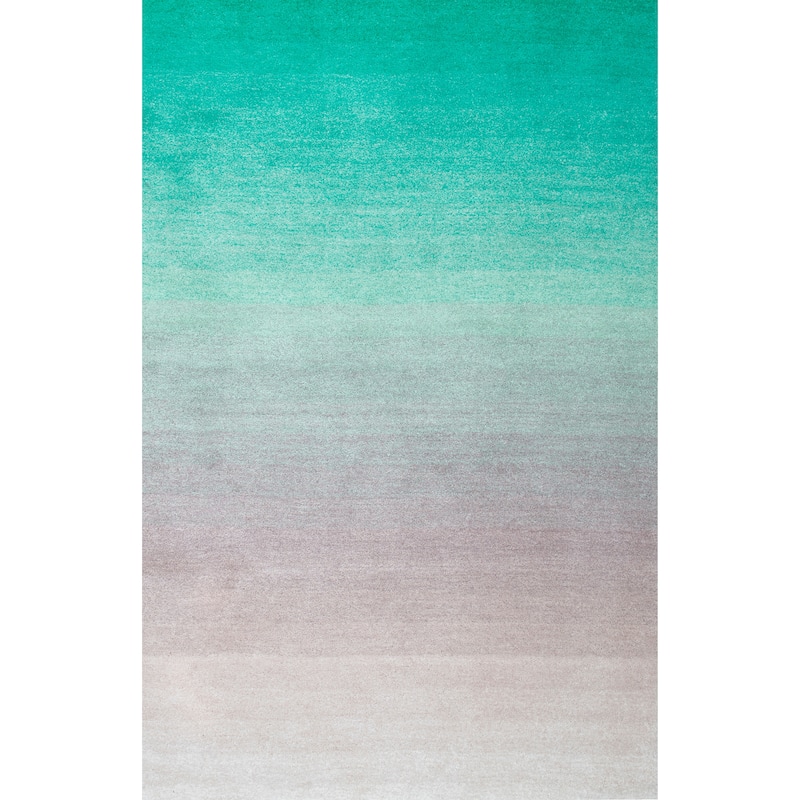 Nuloom Handmade Soft and Plush Ombre Shag Rug