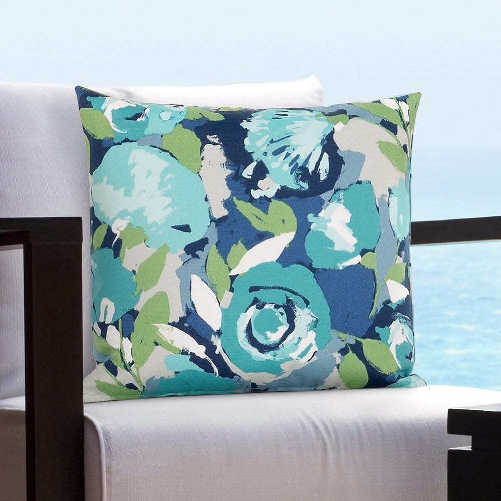 Siscovers Lakeside Garden Solarium Indoor/Outdoor Throw Pillow