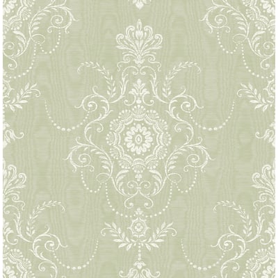 Seabrook Designs Colette Cameo Nonwoven Unpasted Wallpaper