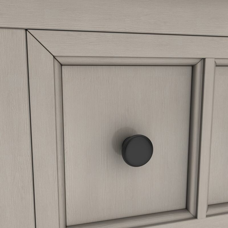 60" Long Sofa Table with two Different Size Drawers