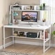 preview thumbnail 13 of 39, 47" Computer Desk with Hutch and Bookshelf