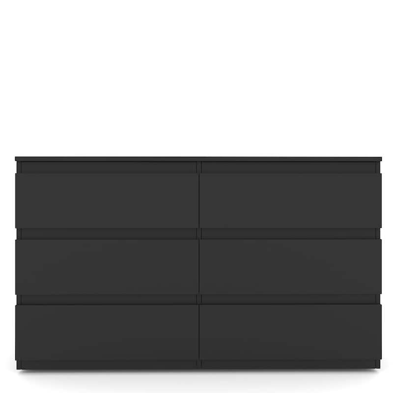55.10" Morden Dresser Storage with 6 Drawers
