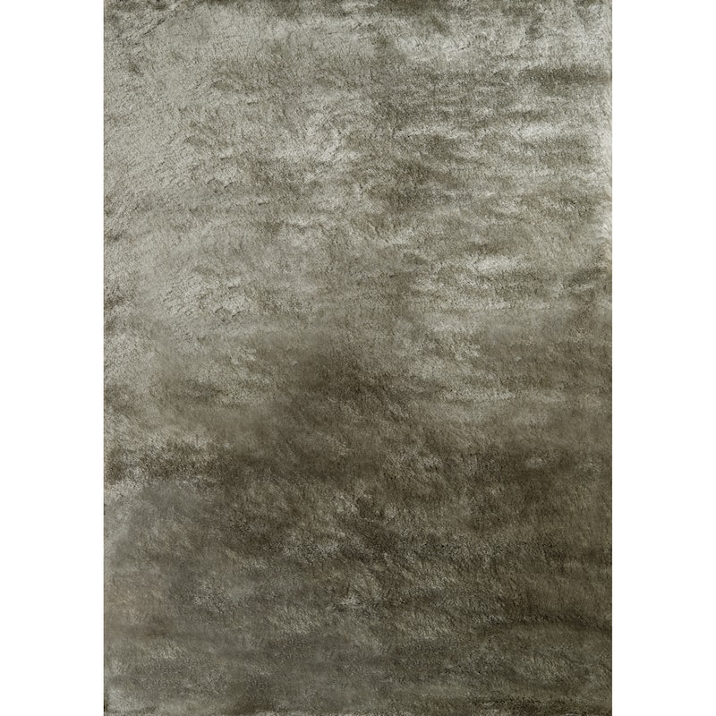 Momeni Luster Shag Hand Tufted Polyester Contemporary Solid Shag Rug