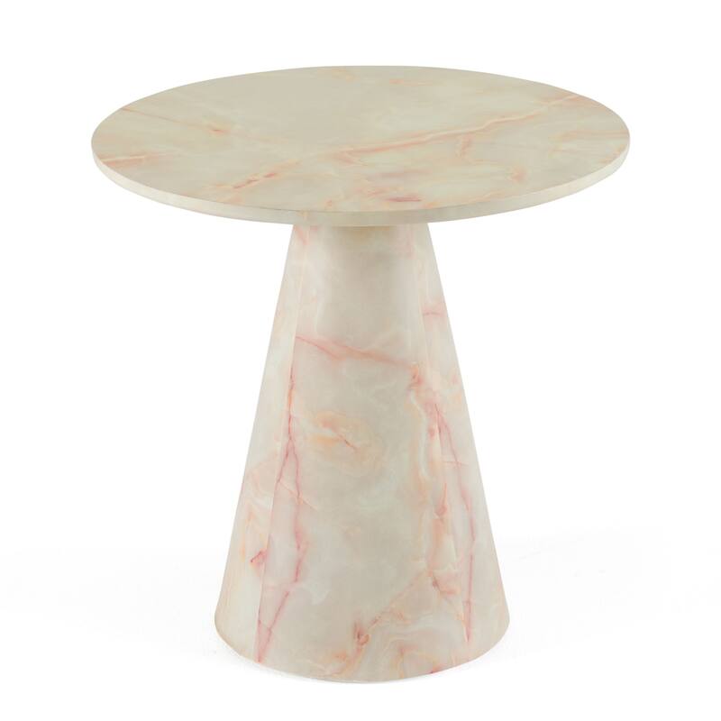 Modrest Pampa Modern Faux Marble End Table