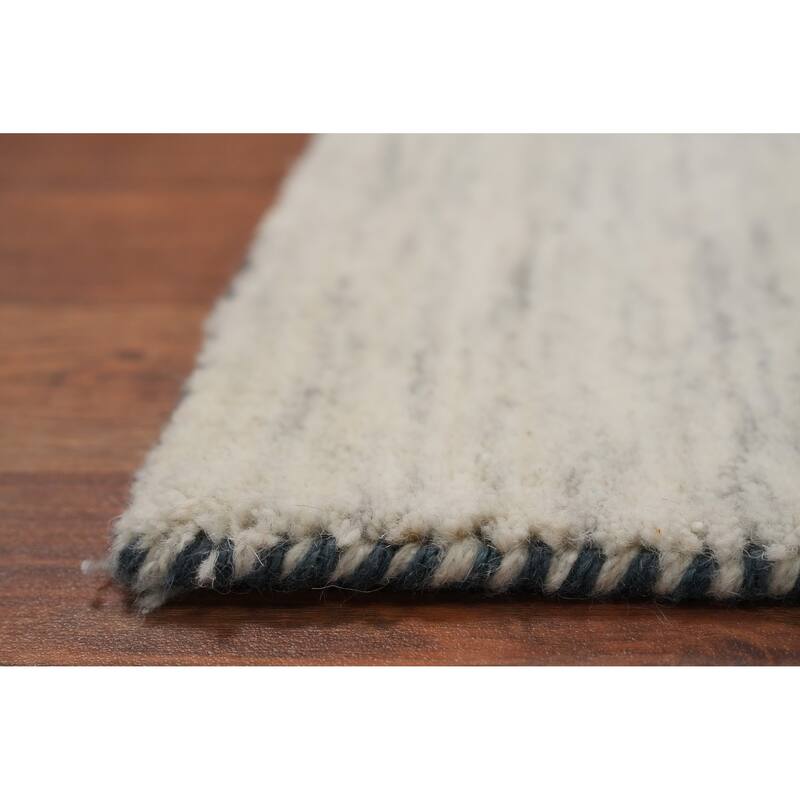 Hand Knotted Oriental 100% Wool Carpet Tribal Animal Pictorial Beige & Ivories Gabbeh Area Rug - 7' 9'' X 5' 1''