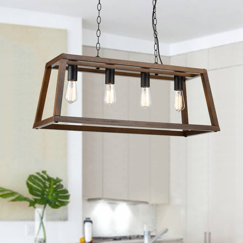 Light Society Bristol Wood Pendant Lamp