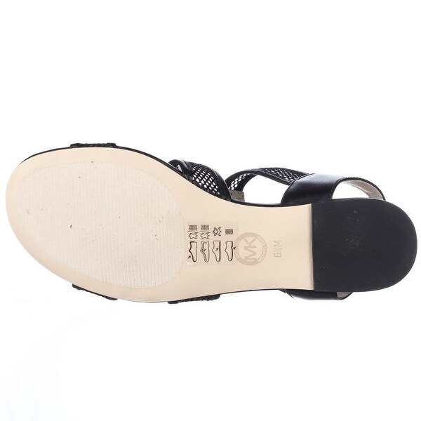 michael kors berkley sandals black