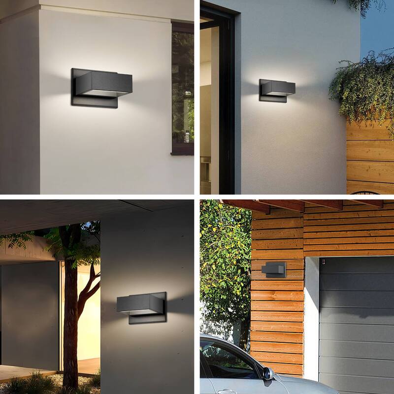 Modern Outdoor Wall Light Up Down LED Sconce IP54