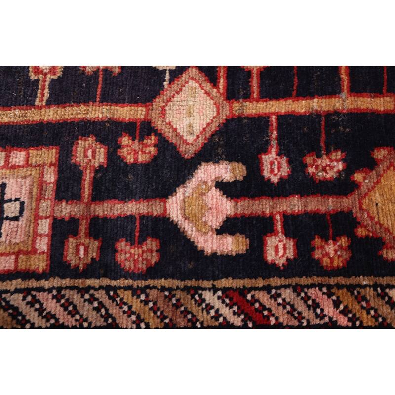 ECARPETGALLERY Hand-knotted Andelz Dark Navy Wool Rug - 3'7 x 9'9