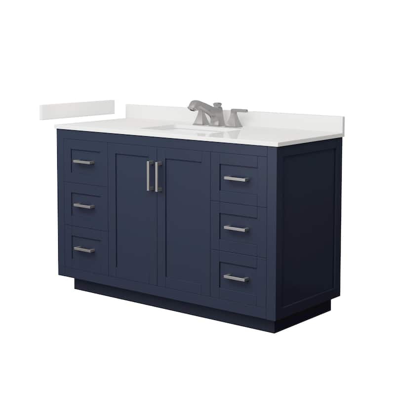 Wyndham Collection WCF292954S-QTZ-US3MXX Miranda 54" Free Standing