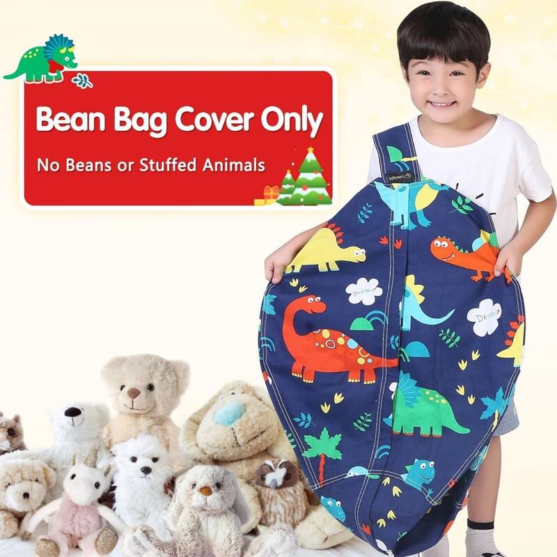Dinosaur Bean Bag Chair Cover(No Beans) Large