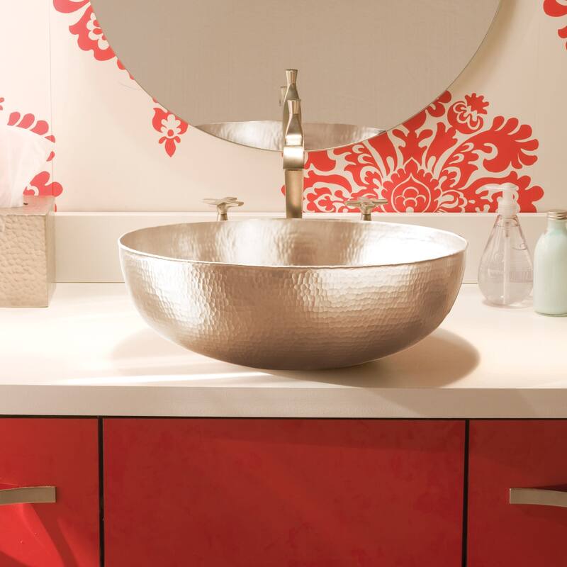 Native Trails Maestro 15-3/4" Single Basin Vessel Copper Bathroom Sink