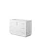 Option White, Brushed Nickel Trim, No Top