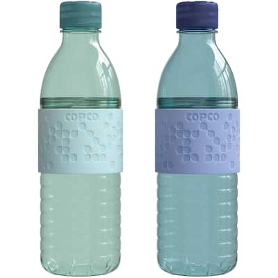 Copco Hydra 2 Pack 16.9 oz Color Sleeve Water Bottle