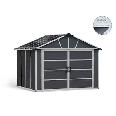 Yukon Dark Gray Garage Shed
