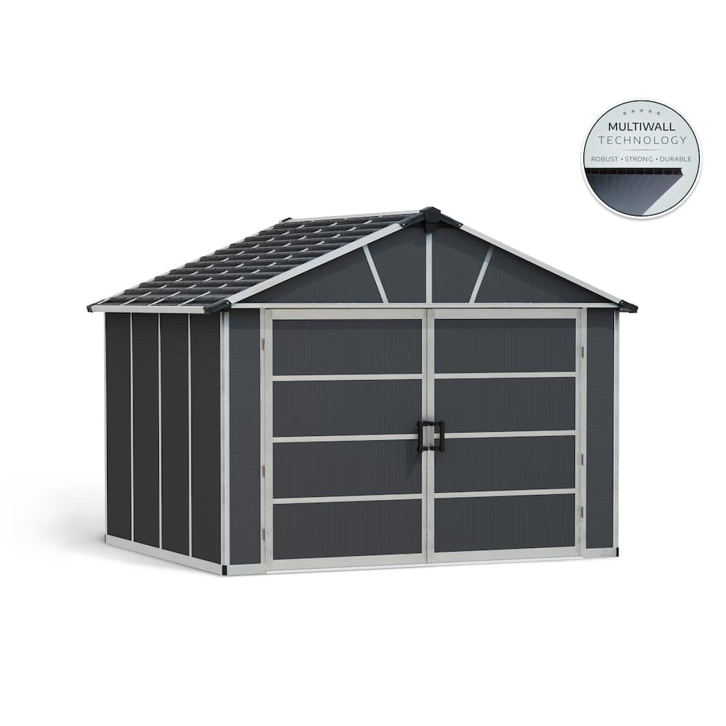 Yukon Dark Gray Garage Shed