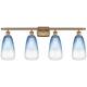 Option Brushed Brass / Sapphire Blue