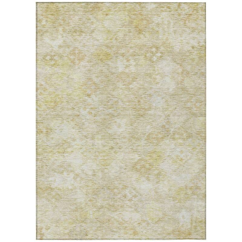 Machine Washable Indoor/ Outdoor Boho Moroccan Chantille Rug