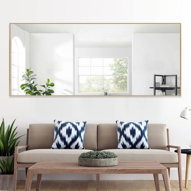 Modern Glam Large Full-length Floor Wall Mirror