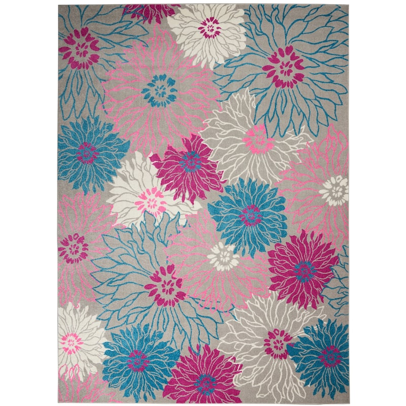 Nourison Passion Abstract Modern Floral Area Rug