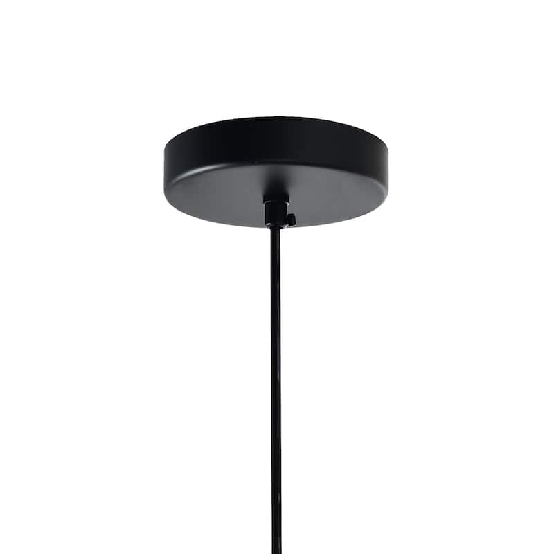 Glass 4 Light Down Pendant With Smoke Finish - Transparent Smoke